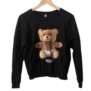 Moschino teddy crew neck sweater